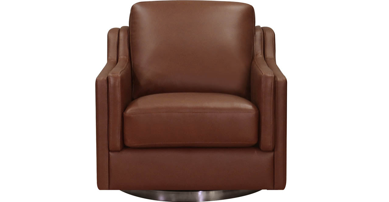 Bella Swivel Leather Chair